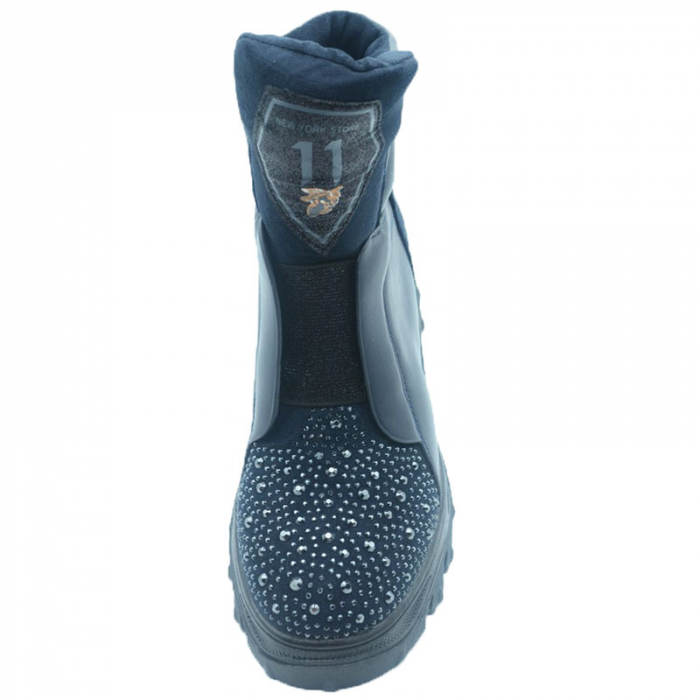 Ghete imblanite pentru fete Bessky B9158-6-33, Bleumarin [4]