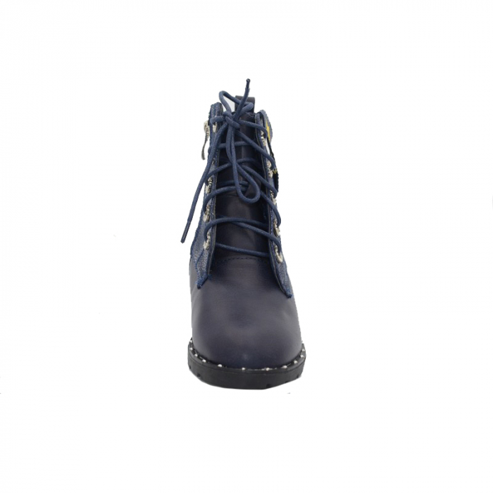Ghete imblanite pentru fete MRS M1609-B-31, Bleumarin [2]