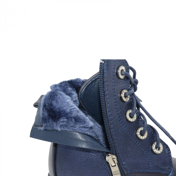 Ghete imblanite pentru fete MRS M1609-B-31, Bleumarin [5]