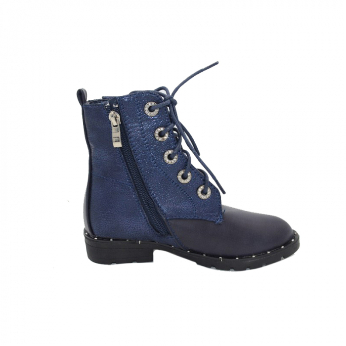 Ghete imblanite pentru fete MRS M1609-B-31, Bleumarin [4]