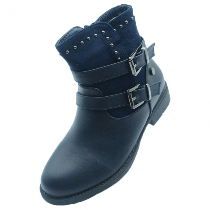 Ghete imblanite pentru fete MRS M187B-36, Bleumarin [2]