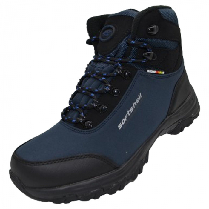 Ghete imblanite Outdoor pentru baieti American Club WT59/23-B, Bleumarin [2]
