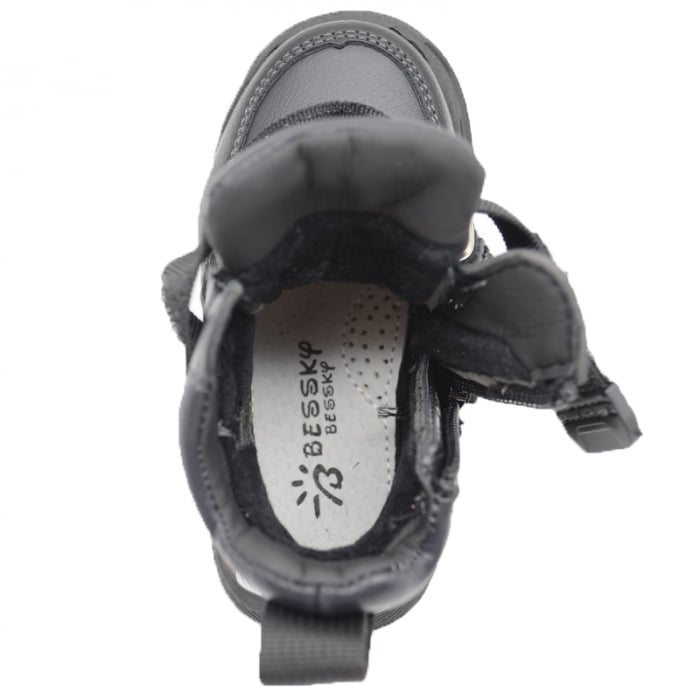 Ghete imblanite pentru baieti Bessky B955-2A-23, Negru [3]