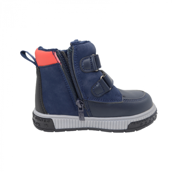 Ghete imblanite pentru baieti Tom Miki F-0274-A, Bleumarin [3]