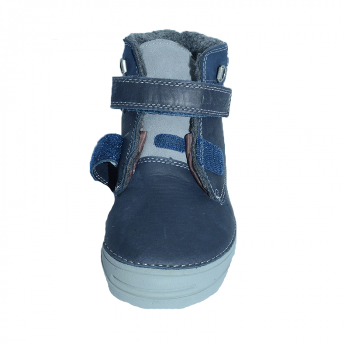 Ghete imblanite pentru baieti DDStep 040-423B-31, Bleumarin [5]