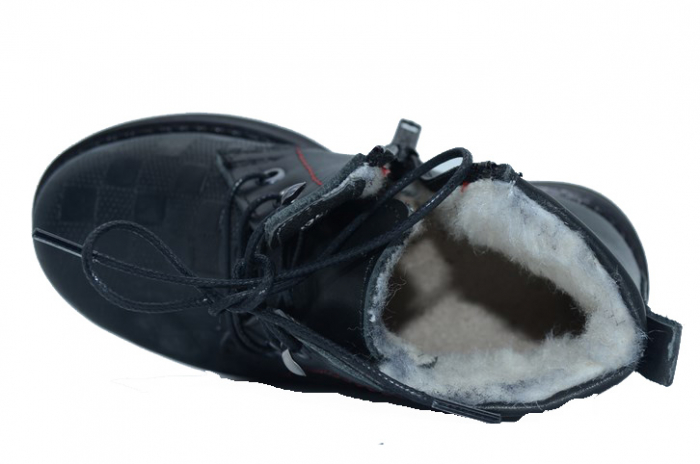 Ghete imblanite pentru baieti Small Foot SMFG7-B-30, Negru [4]