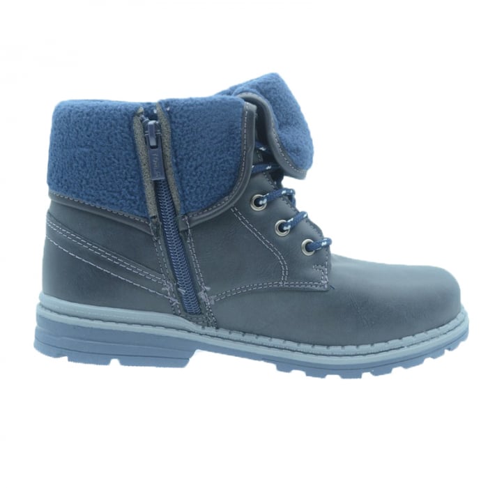 Ghete imblanite pentru baieti Tom Miki C-T38-93-B-33, Bleumarin [3]