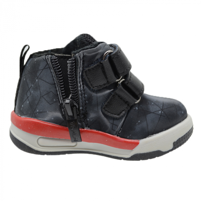Ghete imblanite pentru baieti Tom Miki C-T9396-A-18, Negru [2]