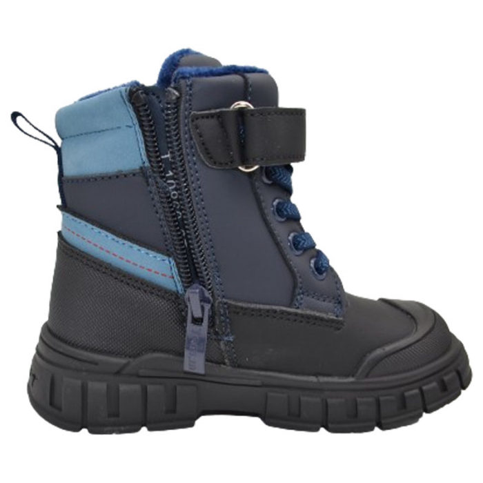 Ghete imblanite pentru baieti Tom Miki T-10860-B, Bleumarin [2]
