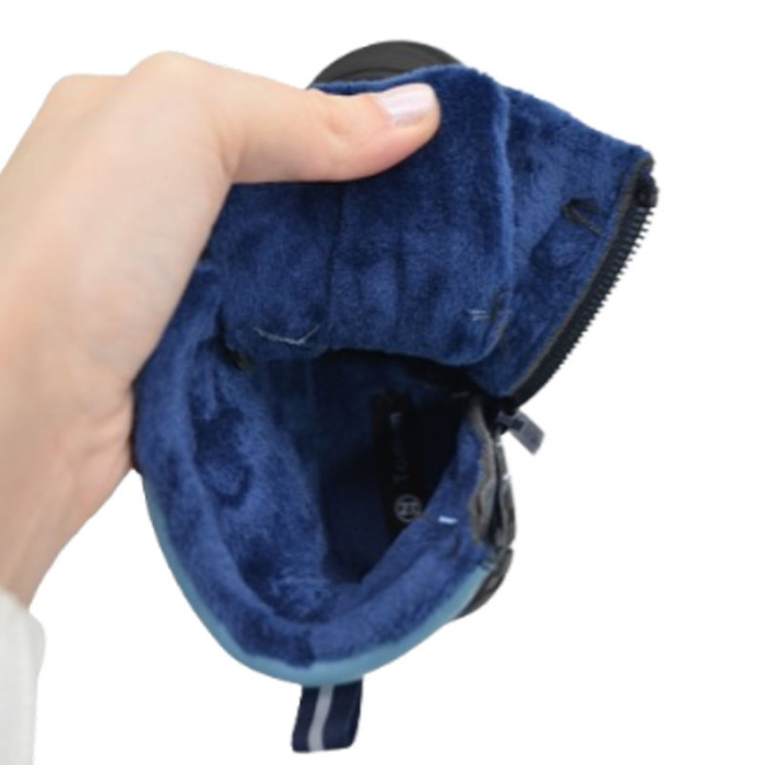 Ghete imblanite pentru baieti Tom Miki T-10860-B, Bleumarin [5]