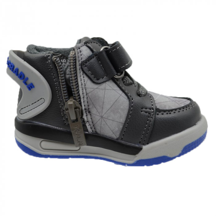 Ghete imblanite pentru baieti Tom Miki C-T9400-C-18, Gri [2]