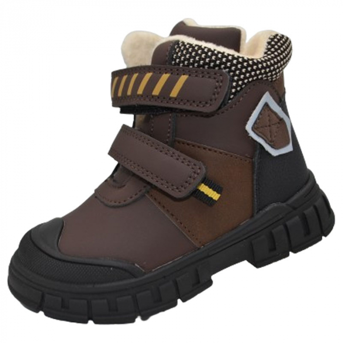 Ghete imblanite pentru baieti Tom Miki T-10858-B, Maro [2]