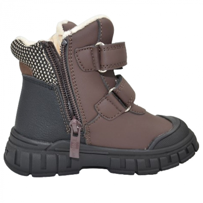 Ghete imblanite pentru baieti Tom Miki T-10858-B, Maro [3]