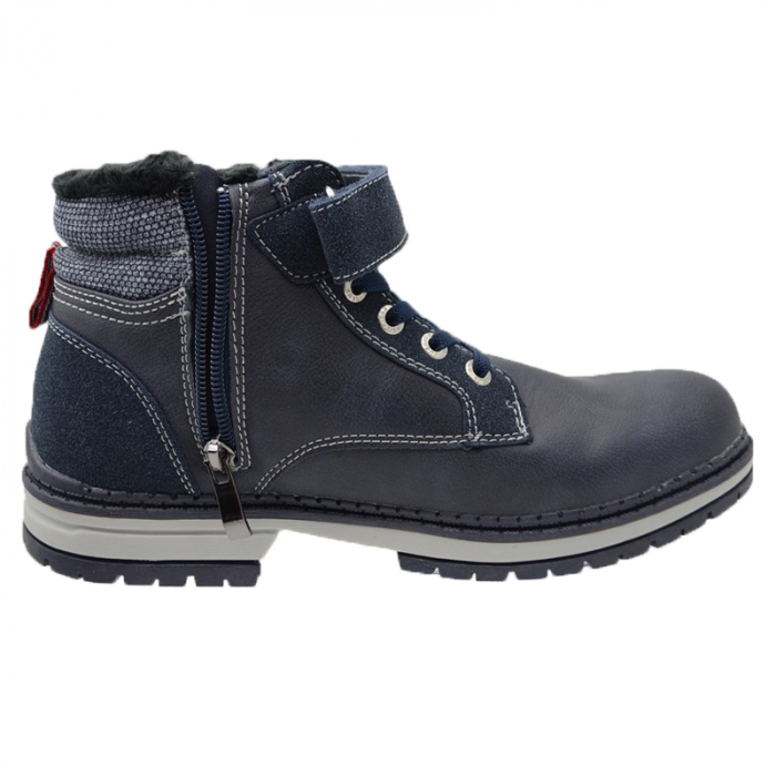 Ghete imblanite pentru barbati Amerian Club SP05/21-37, Bleumarin [2]