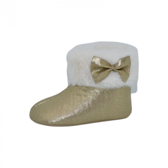 Ghete imblanite pentru bebelusi, Mini Junior, GHT-MJ3, Auriu [1]