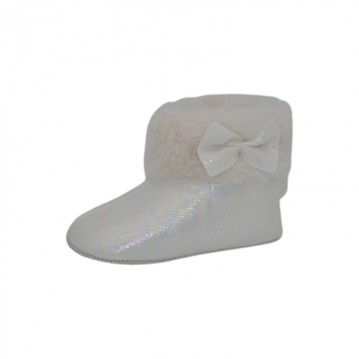 Ghete imblanite pentru bebelusi, Mini Junior, GHT-MJ5, Alb [1]