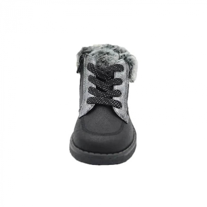 Ghete imblanite pentru fete American Club G-C17607B, Negru [6]