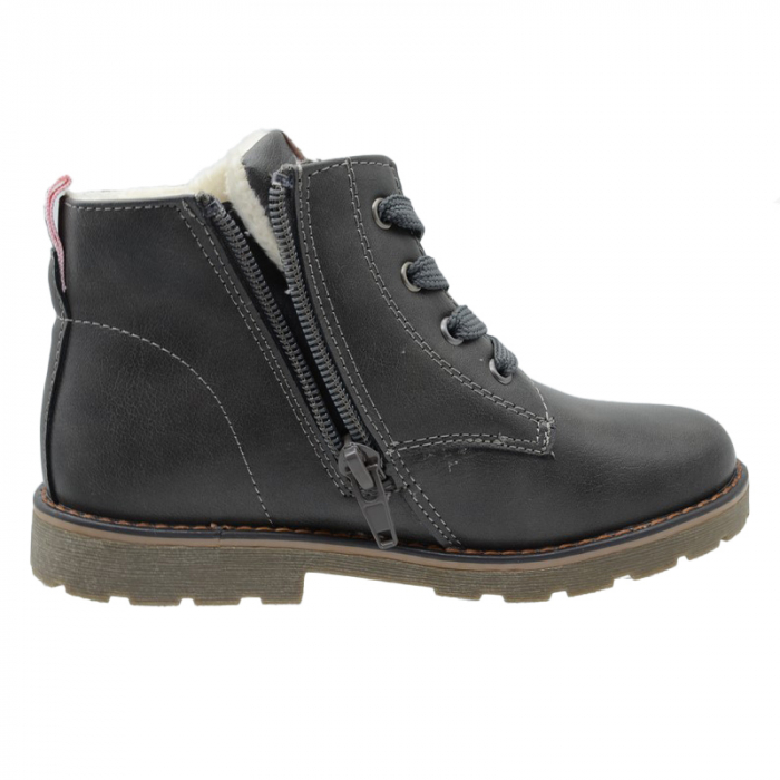 Ghete imblanite pentru fete American Club GC 23/21-B-25, Gri [2]