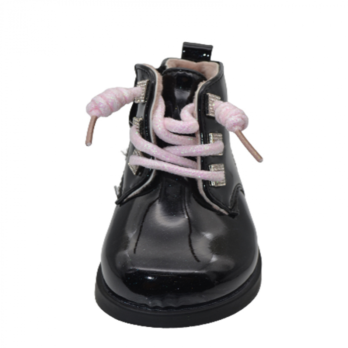 Ghete imblanite pentru fete Apawwa SQ626-B, Negru [3]
