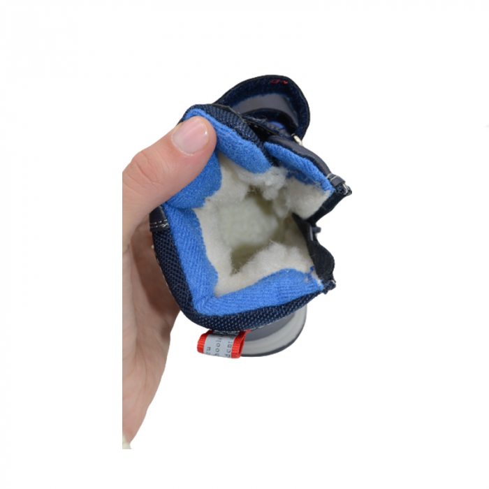 Ghete imblanite pentru baieti Clibee H-196A, Bleumarin [5]