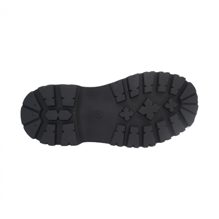 Cizme imblanite pentru fete Bessky B1828-3B, Negru [3]
