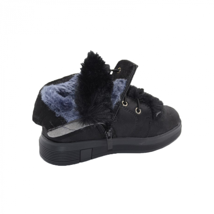 Ghete imblanite pentru fete Bessky ML70120-2-32, Negru [5]