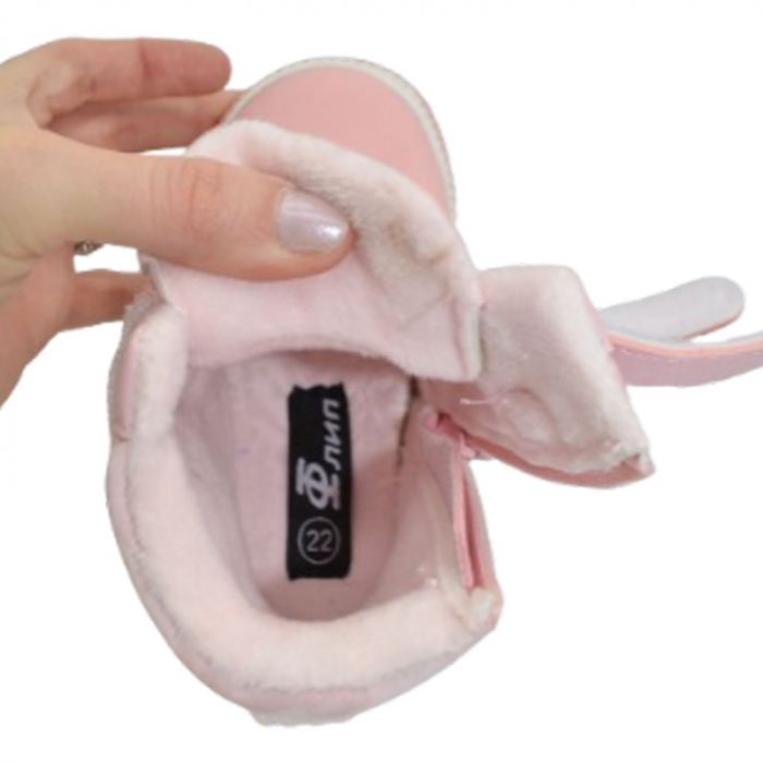Ghete imblanite pentru fete Bi&Ki F-0277-E, Roz [4]