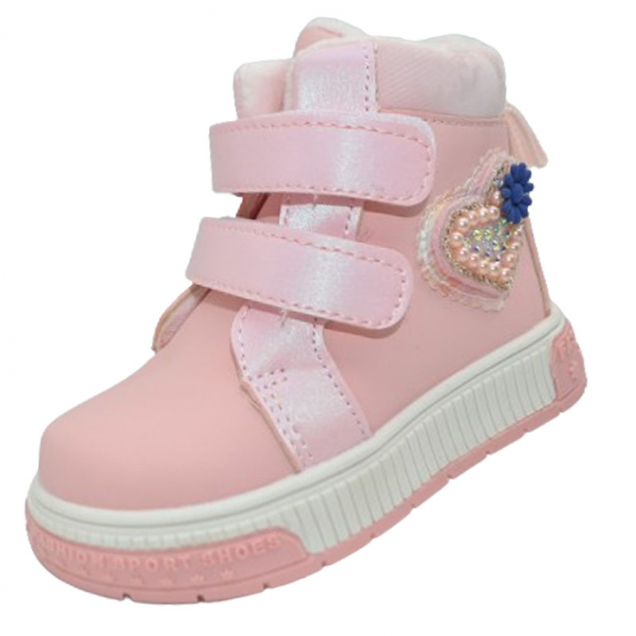 Ghete imblanite pentru fete Bi&Ki F-0277-E, Roz [3]