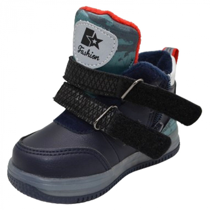 Ghete ortopedice imblanite pentru baieti Tom Miki C-T9730-B, Bleumarin [6]