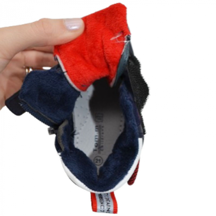 Ghete ortopedice imblanite pentru baieti Tom Miki C-T9730-B, Bleumarin [4]