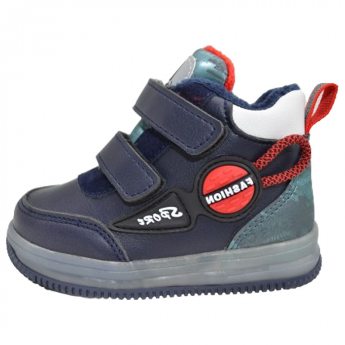 Ghete ortopedice imblanite pentru baieti Tom Miki C-T9730-B, Bleumarin [3]