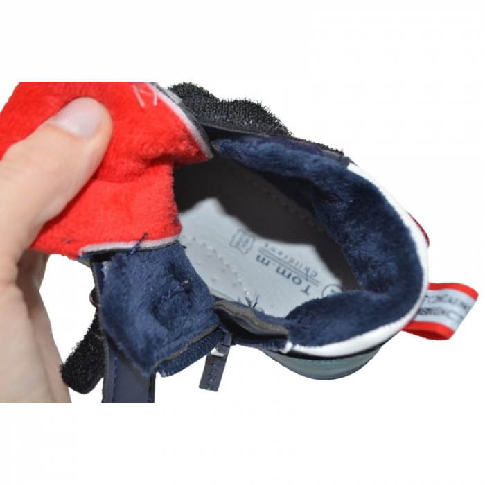 Ghete ortopedice imblanite pentru baieti Tom Miki C-T9730-B, Bleumarin [5]