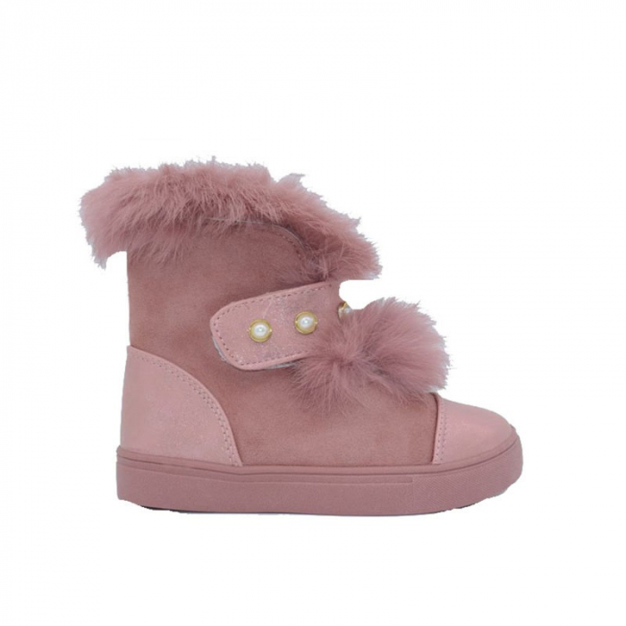 Ghete imblanite pentru fete Fashion Kids GFK GFK-31, Roz [3]