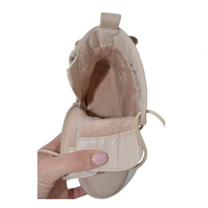 Ghete imblanite pentru fete MRS R706, Bej [6]