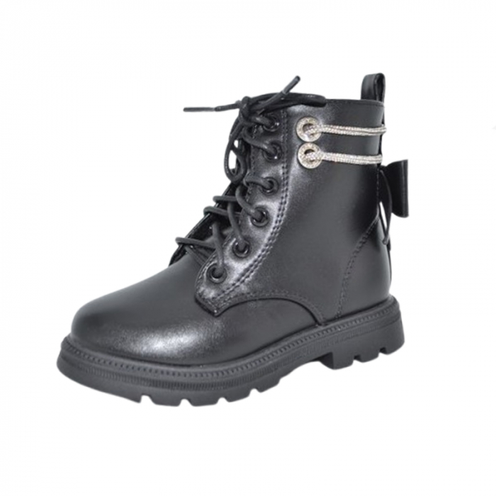 Ghete imblanite pentru fete MRS R706-N, Negru [1]