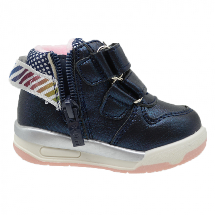 Ghete imblanite pentru fete Tom Miki C-T9436-B-18, Bleumarin [2]