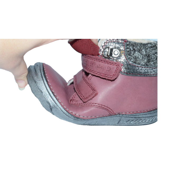 Ghete imblanite pentru fete DDStep 040-423EM-30, Visiniu [7]