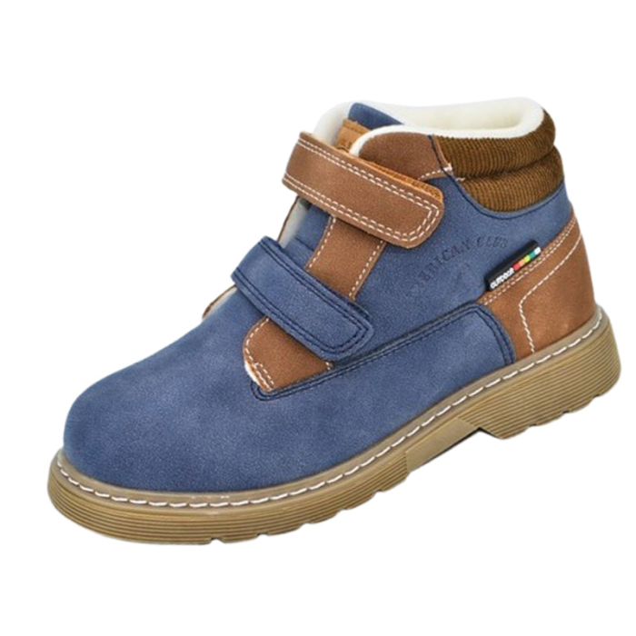 Ghete imblanite si impermeabile pentru baieti, American Club ES143/23A-30, Albastru [1]