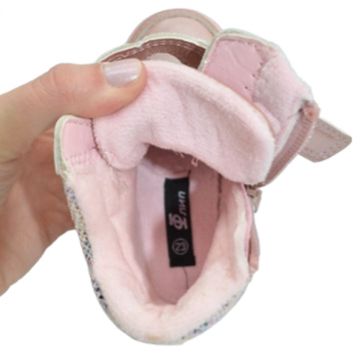 Ghete imblanite pentru fete Bi&Ki F-0185-A, Roz [3]