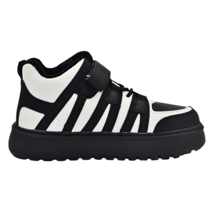 Ghete mid-cut, ortopedice si impermeabile pentru baieti, HT F-50869-B, Negru [3]