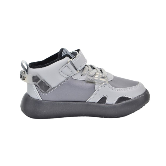 Ghete mid-cut, ortopedice si impermeabile, pentru baieti, Tom Miki T-10849-E, Gri [3]