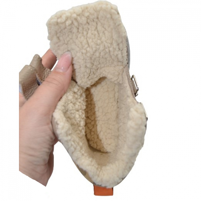 Ghete ortopedice imblanite pentru baieti Small Foot SMF0108MA, Maro [5]