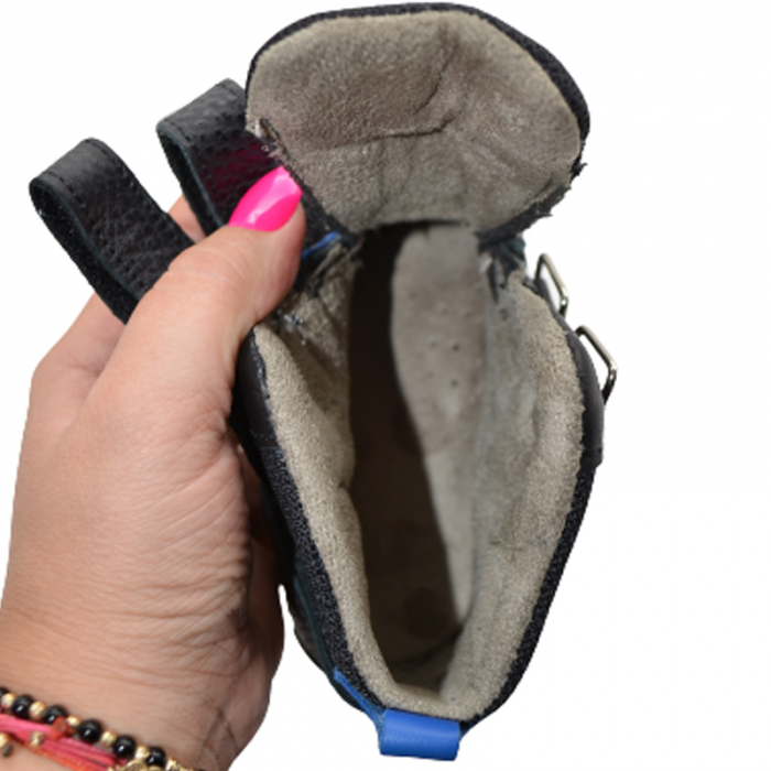Ghete ortopedice captusite pentru baieti Small Foot SMF3107N, Negru [5]
