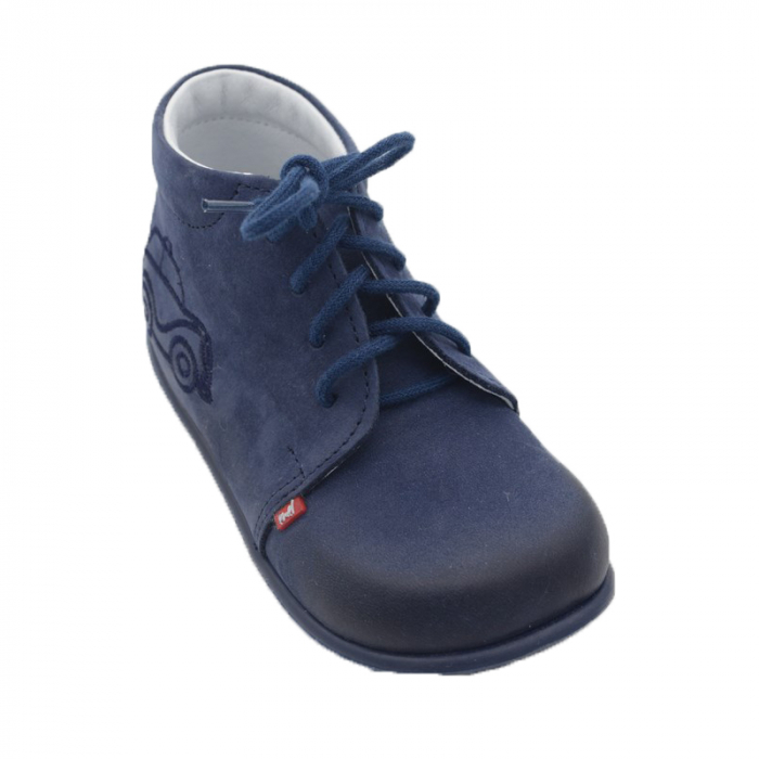 Ghete ortopedice din piele pentru baieti Emel E2212-1-20, Bleumarin [3]
