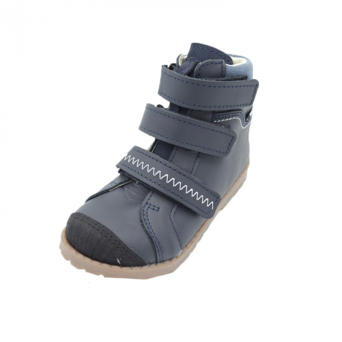 Ghete profilactice din piele pentru baieti Porto 5200-77B-30, Bleumarin [5]