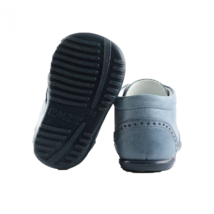 Ghete ortopedice din piele pentru baieti Emel E E 1437-3-19, Albastru [4]