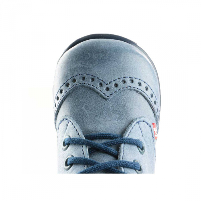 Ghete ortopedice din piele pentru baieti Emel E E 1437-3-19, Albastru [2]