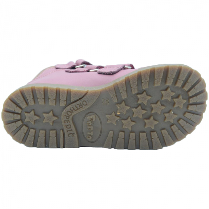 Ghete profilactice din piele pentru fete Mrugala 5300R-31, Roz [3]