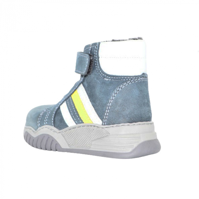 Ghete imblanite din piele pentru baieti Small Foot PBSF-01, Verde [4]