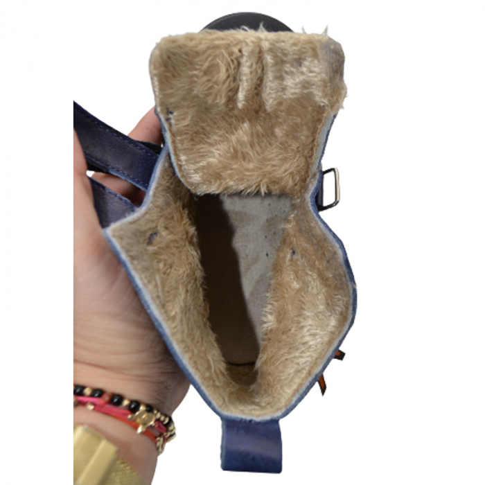 Ghete ortopedice imblanite pentru baieti Small Foot SMF3107, Bleumarin [5]